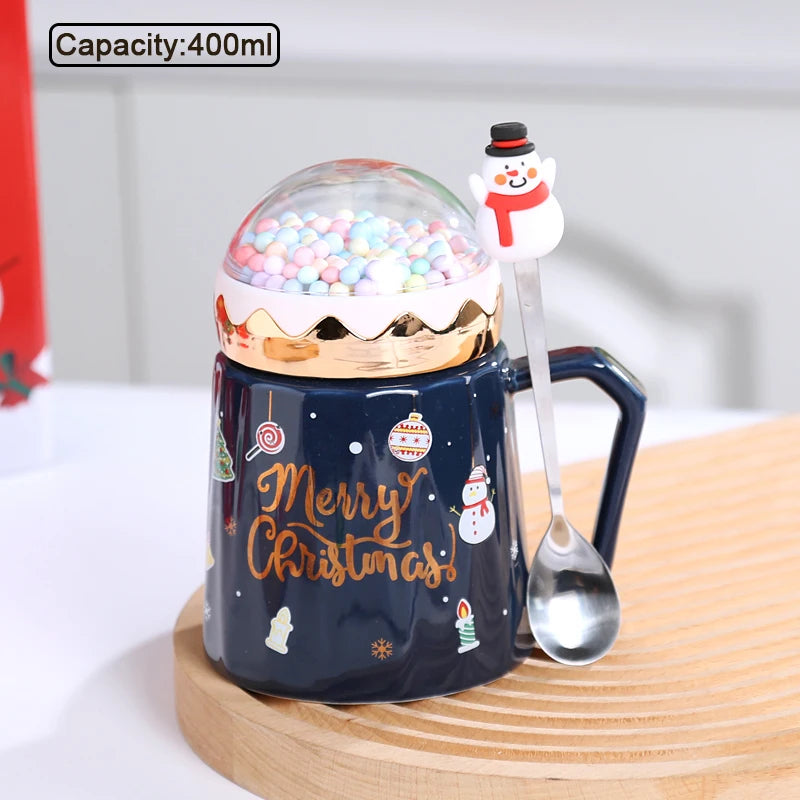 Mug en céramique de Noël – Édition Personnages des Fêtes