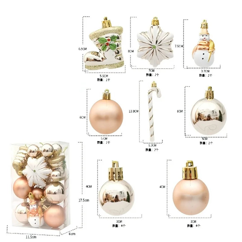 Christmas Tree Ornaments – Shiny Bauble Edition