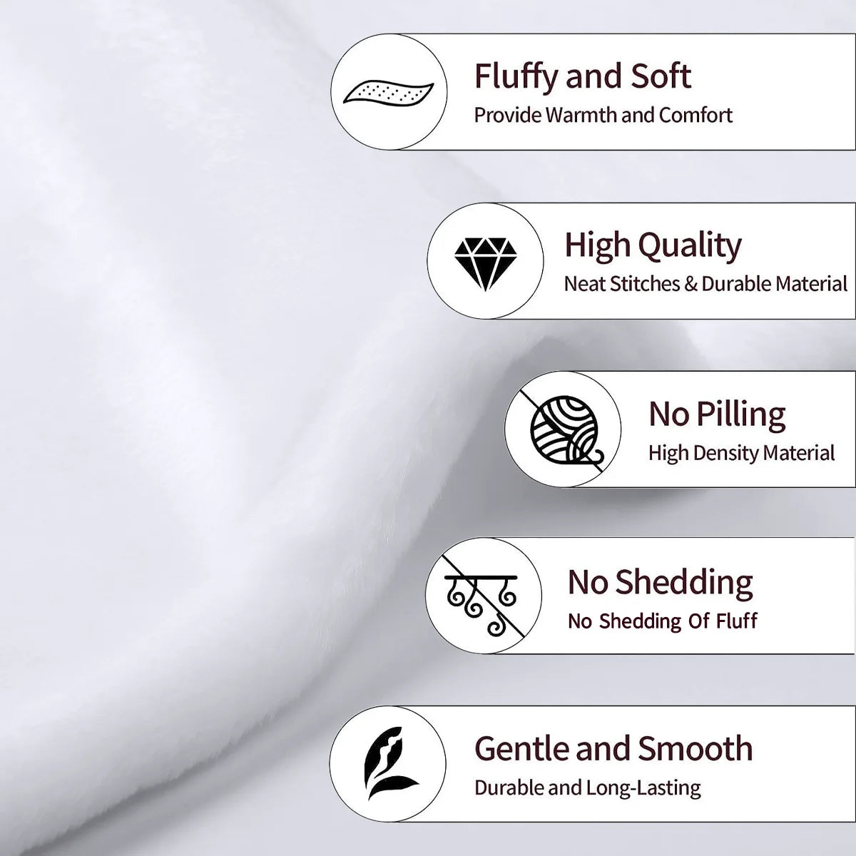 Couverture en flanelle pour le compte à rebours de Noël – Édition Cérémonie des Fêtes