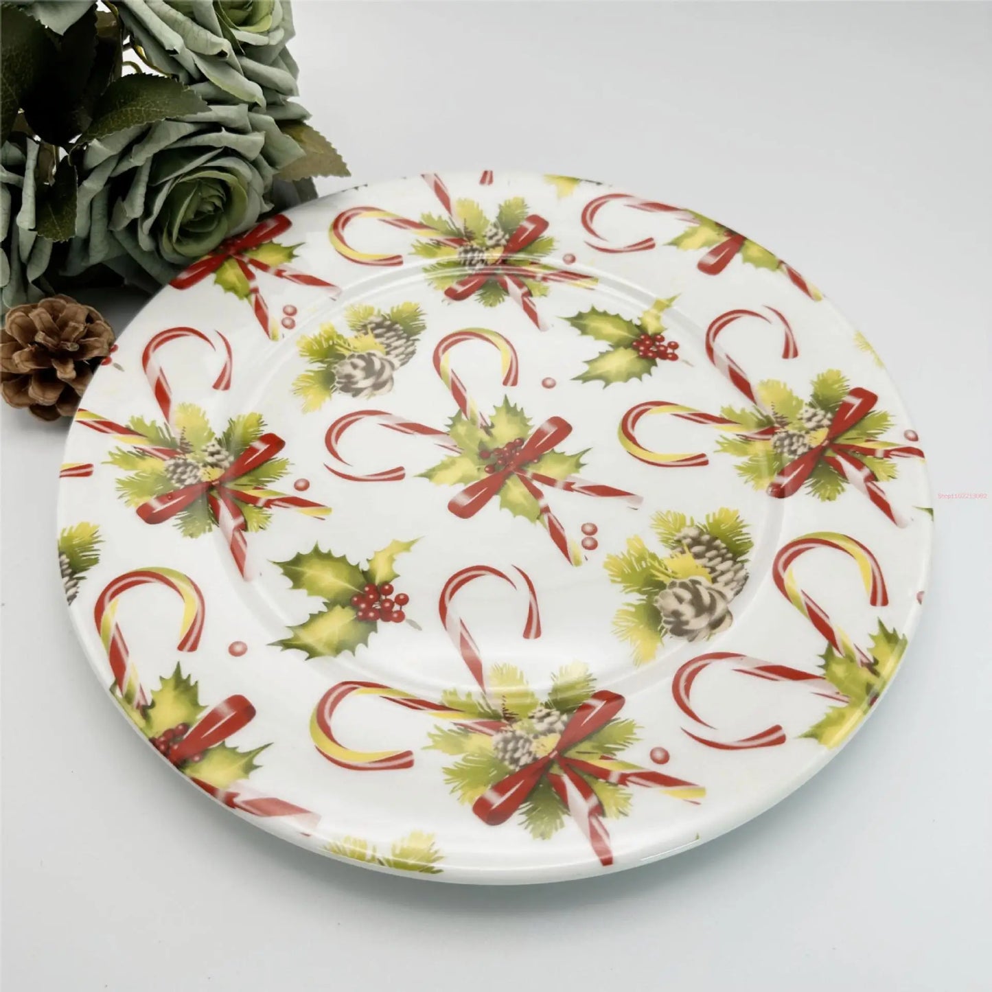 Creative Christmas Dinner Plate Set – Festive Breakfast Edition
