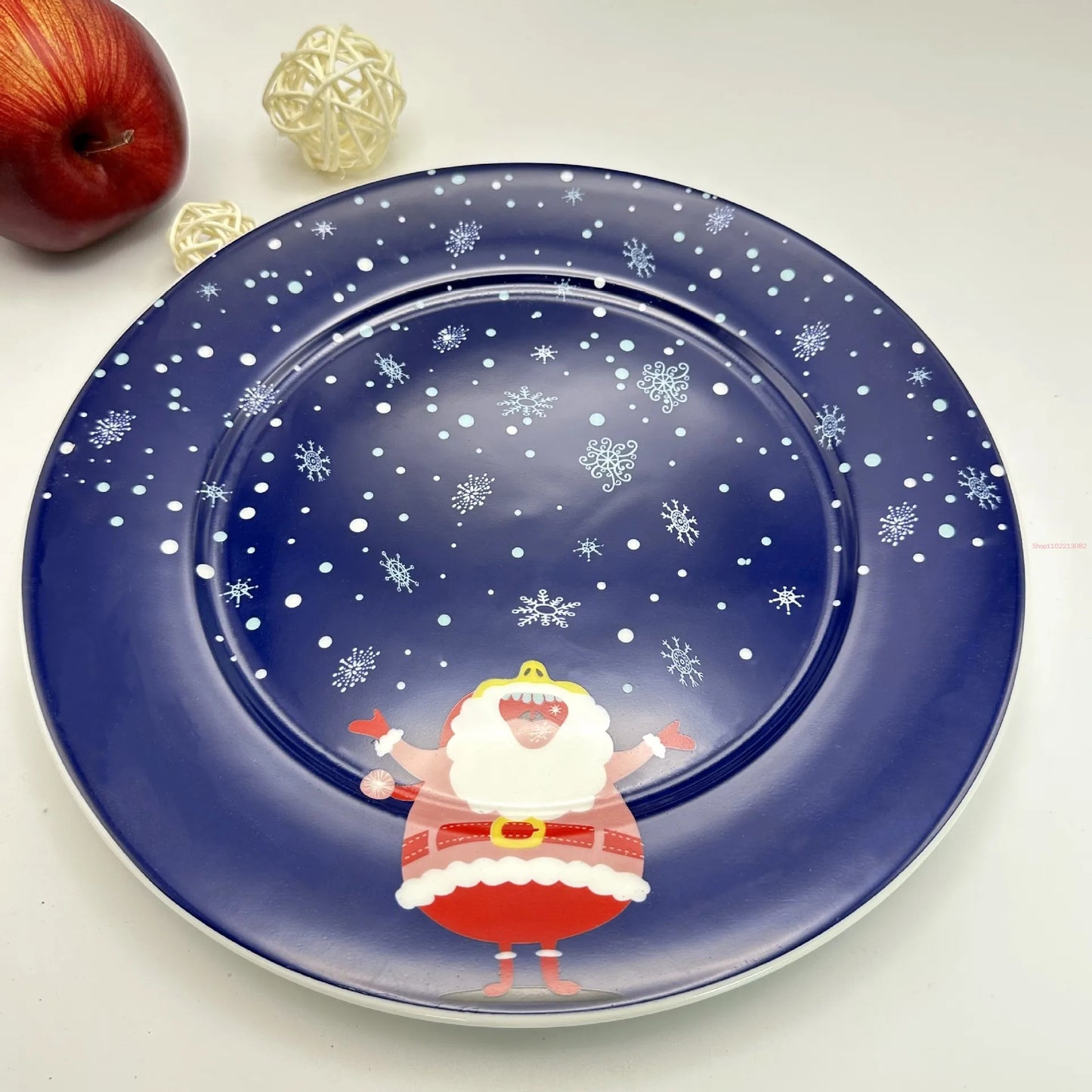 Creative Christmas Dinner Plate Set – Festive Breakfast Edition
