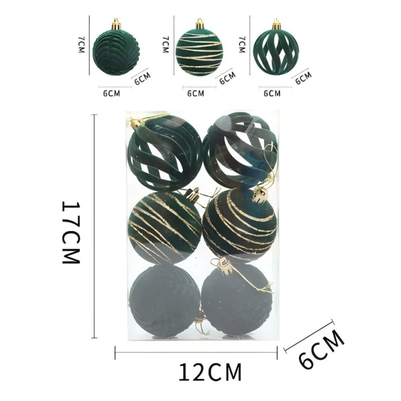 Christmas Tree Ornaments – Shiny Bauble Edition BIG PACK