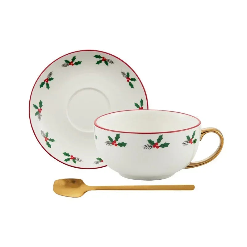 Gold Plated Christmas Tea Set – Holiday Elegance Edition