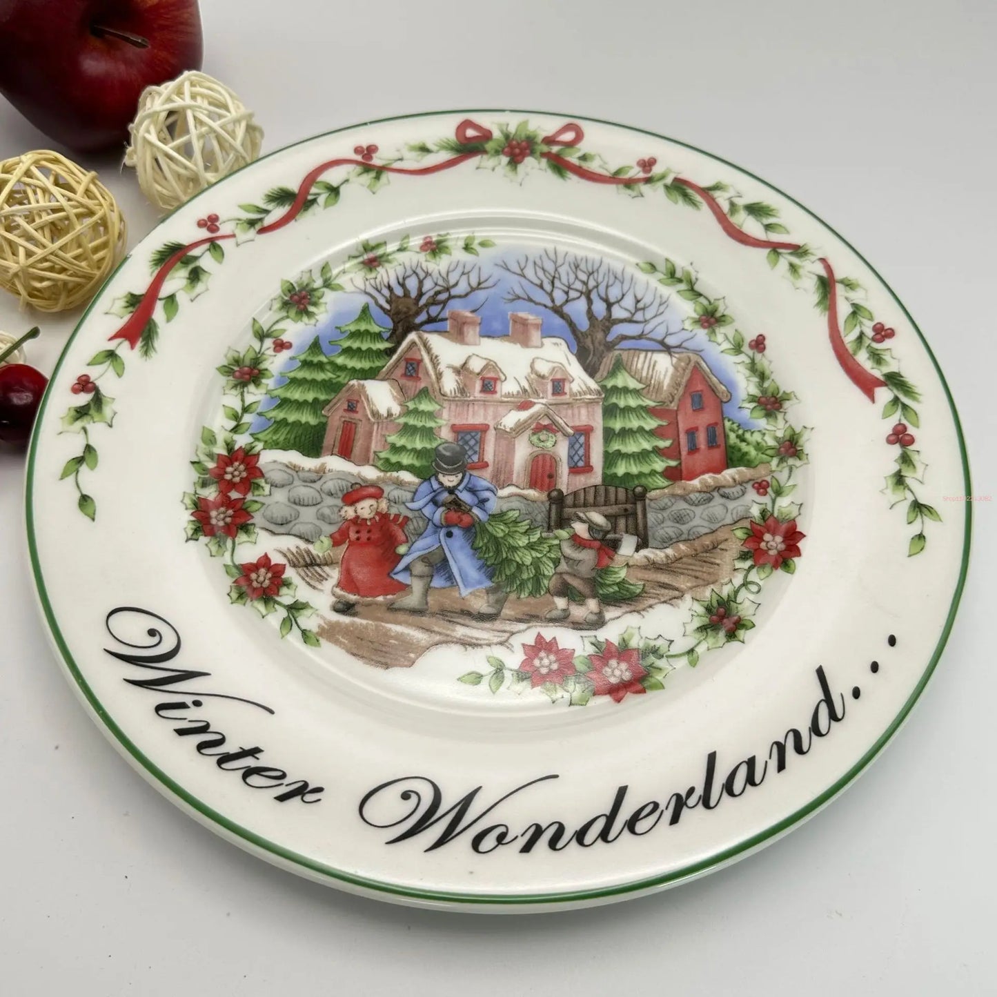 Creative Christmas Dinner Plate Set – Festive Breakfast Edition
