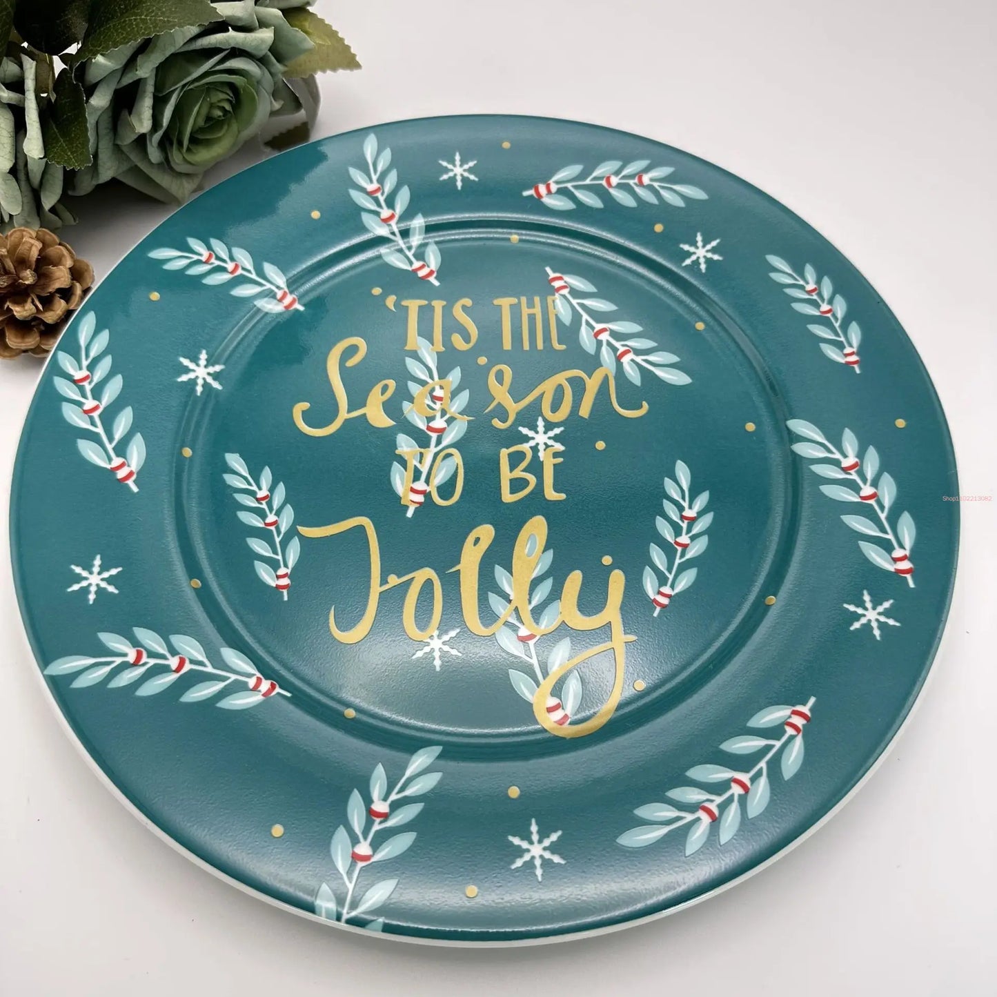 Creative Christmas Dinner Plate Set – Festive Breakfast Edition