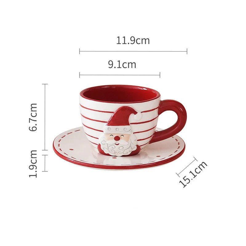 Santa Claus Ceramic Tea Set – Festive Afternoon Edition
