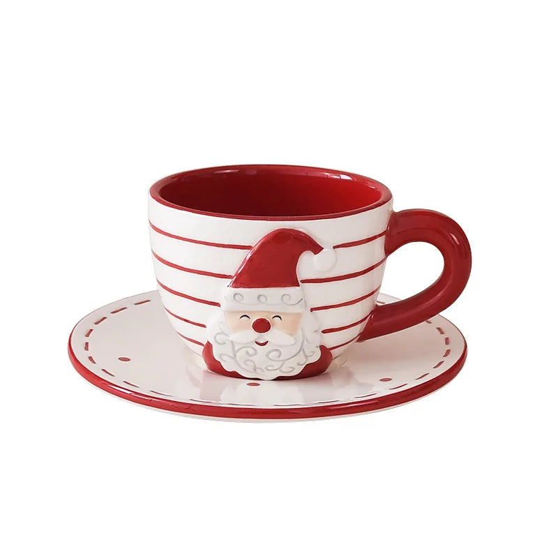 Santa Claus Ceramic Tea Set – Festive Afternoon Edition
