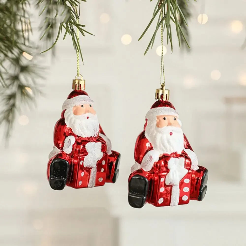 Christmas Tree Ornaments – Santa Hanging Edition (Set of 2)