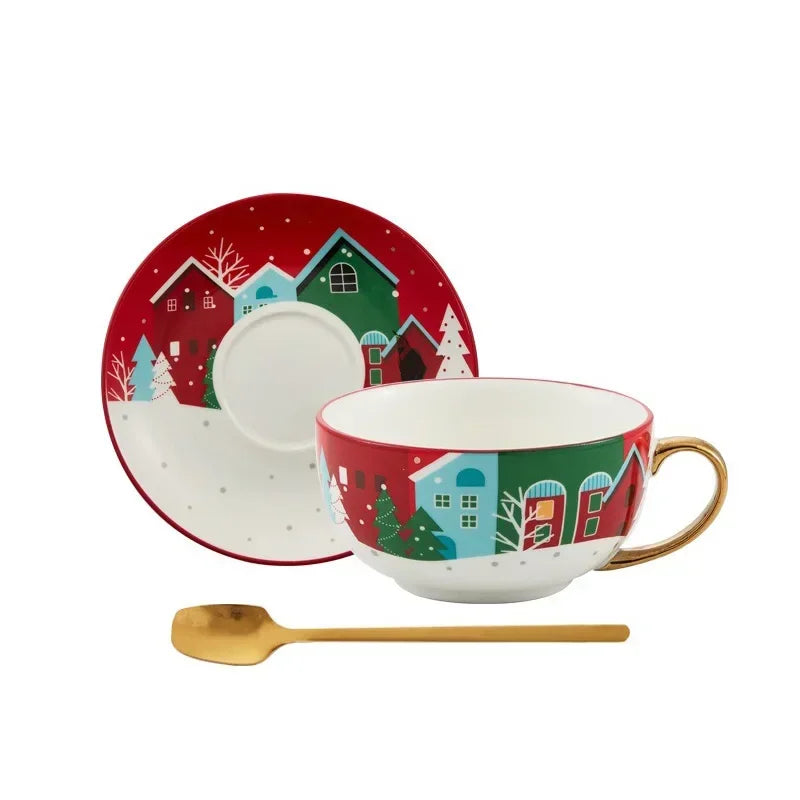 Gold Plated Christmas Tea Set – Holiday Elegance Edition