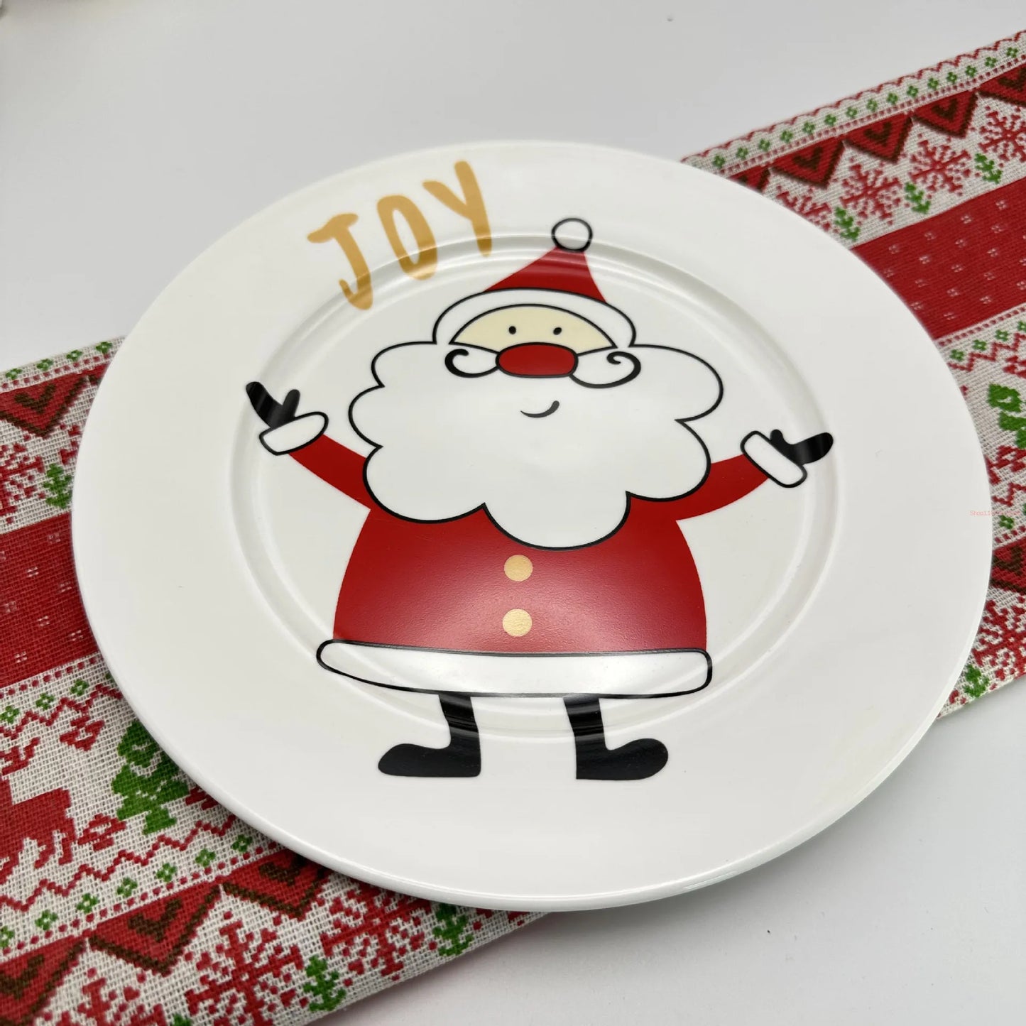 Creative Christmas Dinner Plate Set – Festive Breakfast Edition