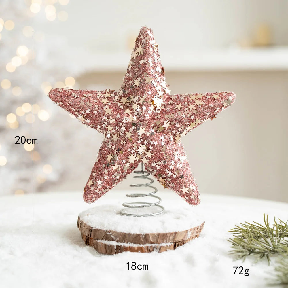 Golden Luxe Christmas Tree Topper — Elegant Gift Box Design | Seasons Co.
