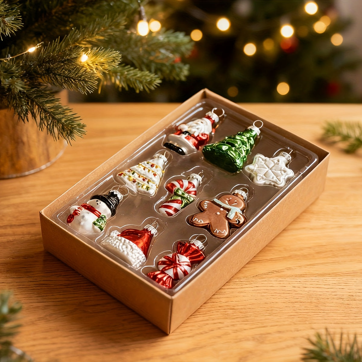 Holiday Ornament Set — Classic Christmas Icons (9 pcs) | Seasons Co.