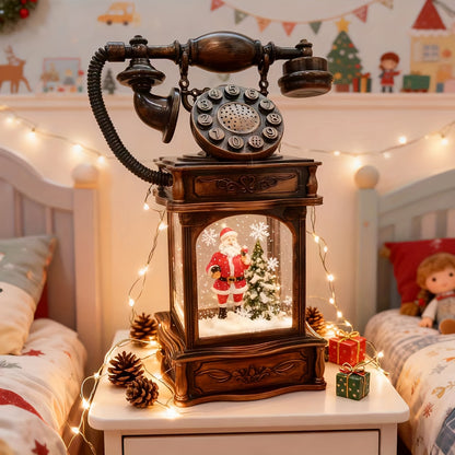 Vintage Christmas Phone – Snowman & Snowflake Edition | Seasons Co.