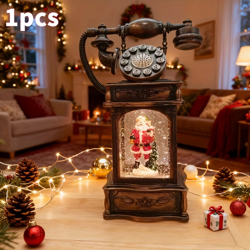 Vintage Christmas Phone – Snowman & Snowflake Edition | Seasons Co.