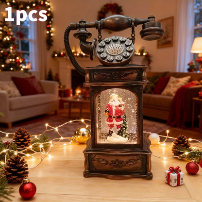 Vintage Christmas Phone – Snowman & Snowflake Edition | Seasons Co.