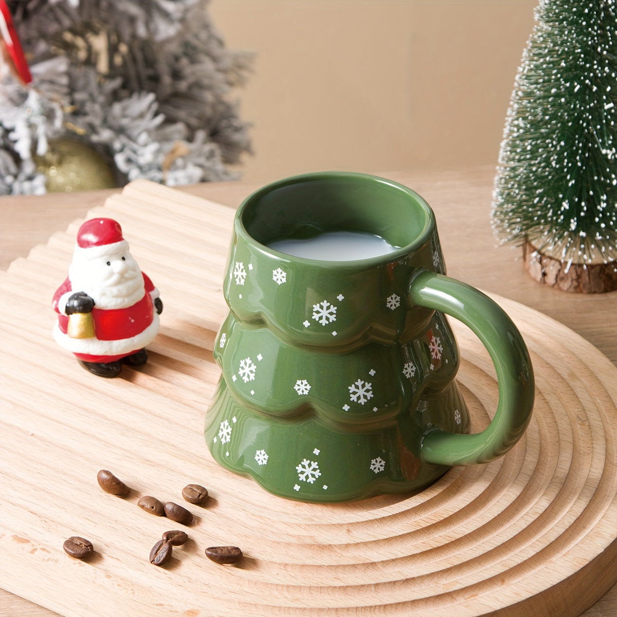 Christmas Tree Coffee Mug – Snowflake Edition | Seasons Co.
