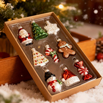Holiday Ornament Set — Classic Christmas Icons (9 pcs) | Seasons Co.