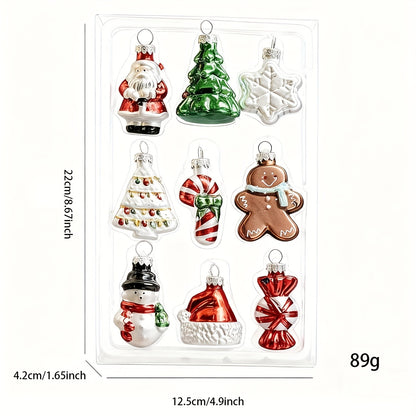 Holiday Ornament Set — Classic Christmas Icons (9 pcs) | Seasons Co.