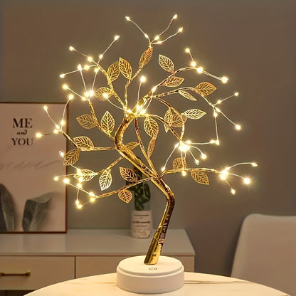 Lámpara de árbol LED Hoja Dorada — Edición Resplandor Tropical | Seasons Co.