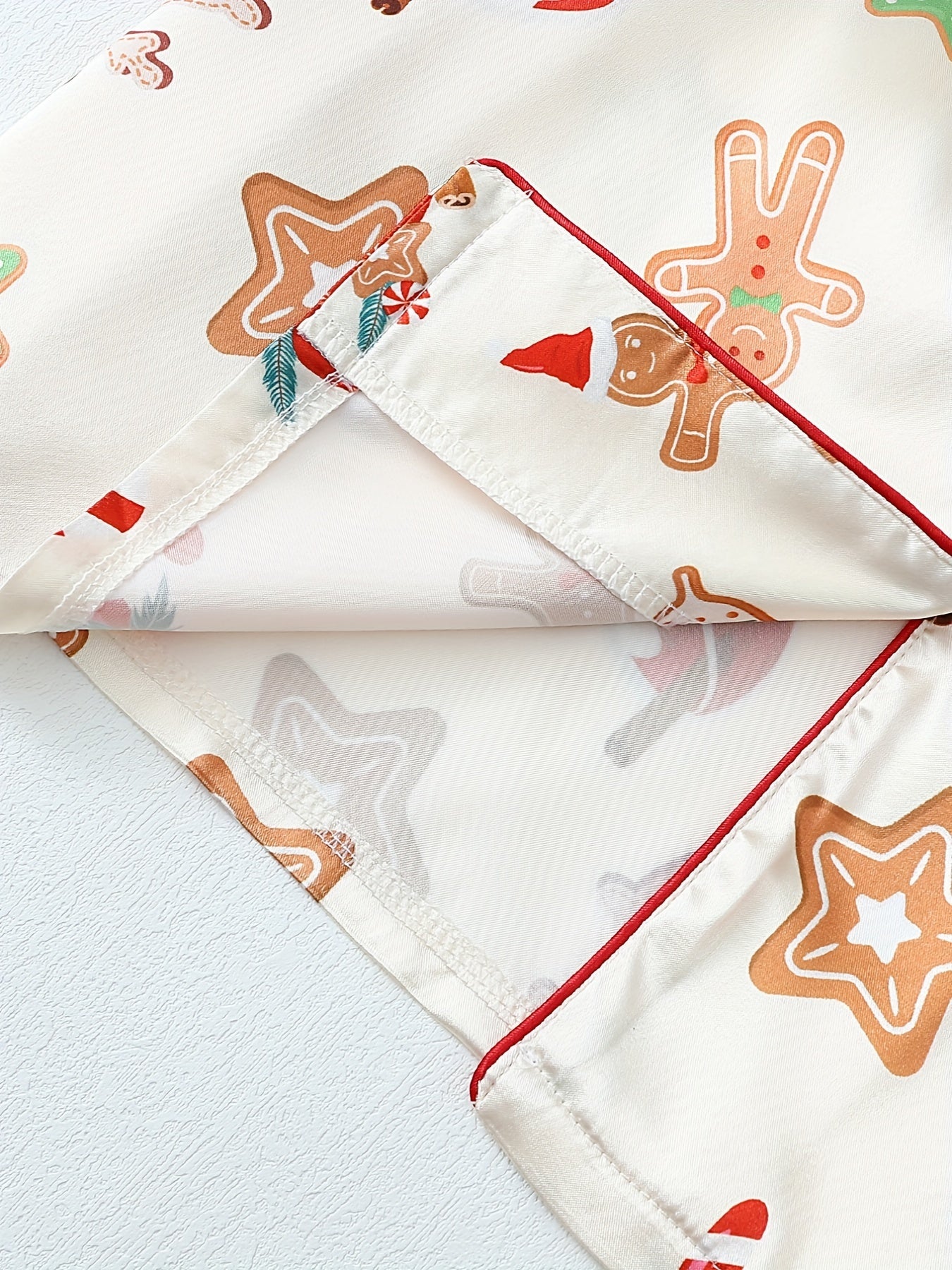 Christmas Cartoon Satin Short Set – Festive Summer Edition | Seasons Co.