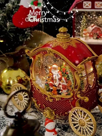 Royal Christmas Music Globe – Red Princess Car Edition | Seasons Co.