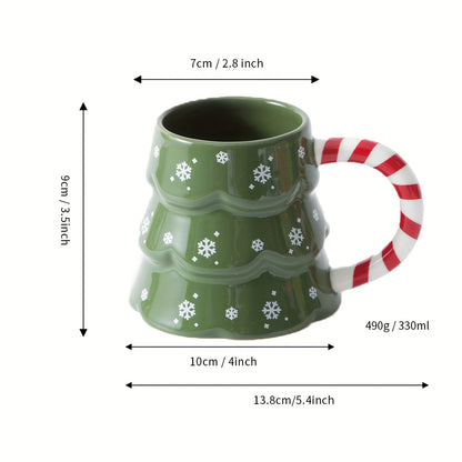 Christmas Tree Coffee Mug – Snowflake Edition | Seasons Co.