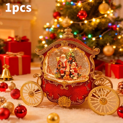 Royal Christmas Music Globe – Red Princess Car Edition | Seasons Co.