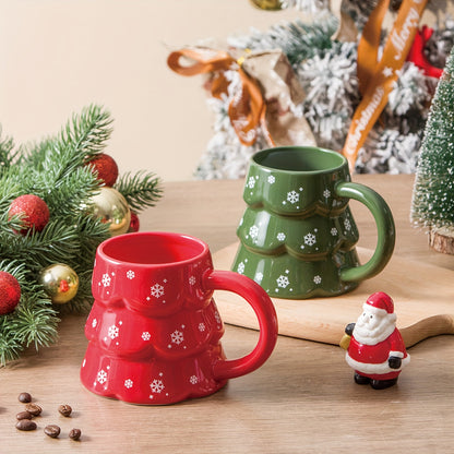 Christmas Tree Coffee Mug – Snowflake Edition | Seasons Co.