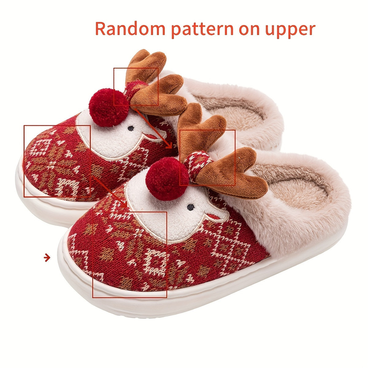 Pantuflas acogedoras de reno — Edición confort invernal | Seasons Co.