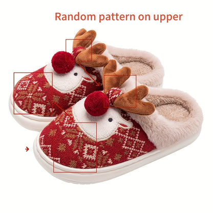 Pantuflas acogedoras de reno — Edición confort invernal | Seasons Co.