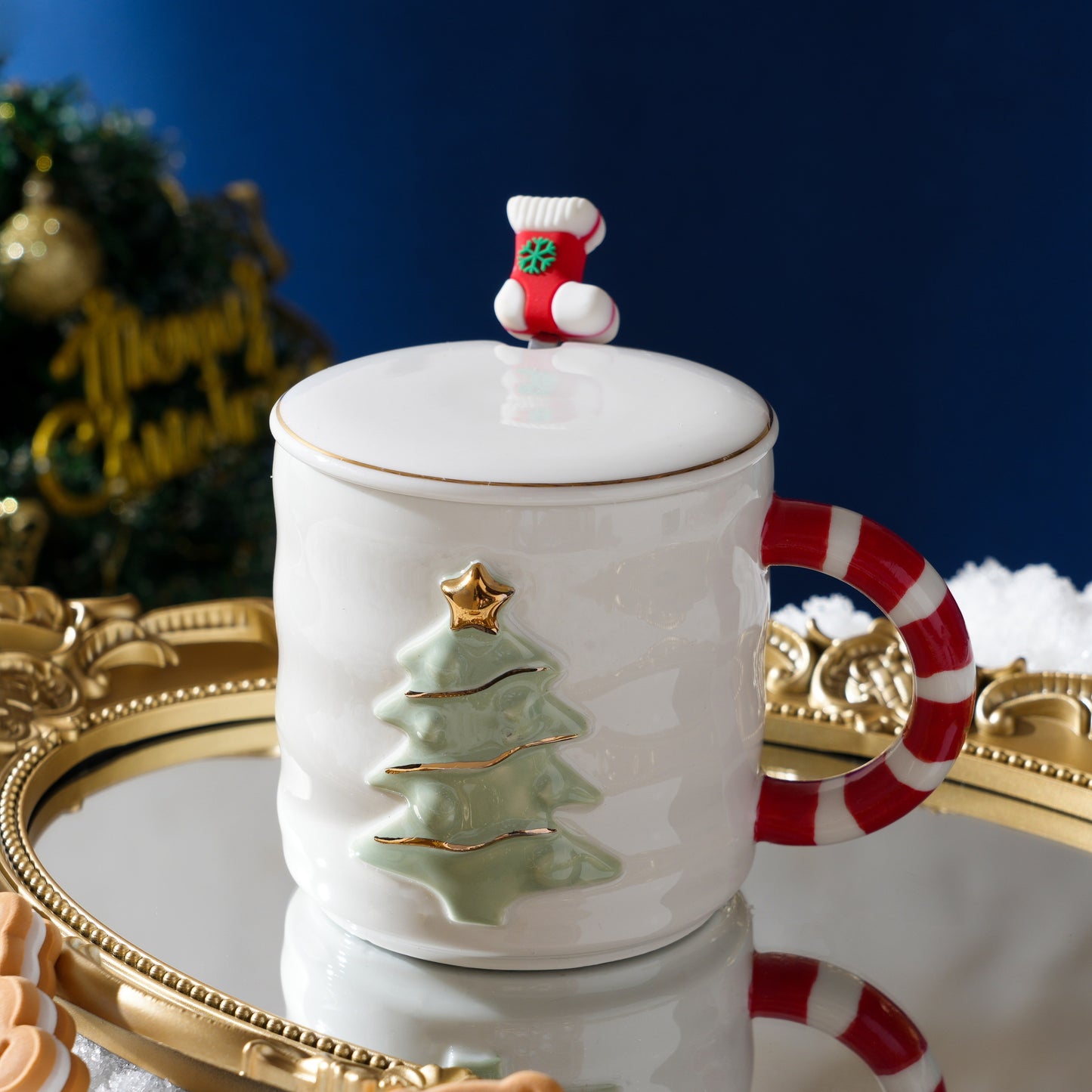 Festive Christmas Tree Ceramic Mug Set – Gift Box Edition | Seasons Co.