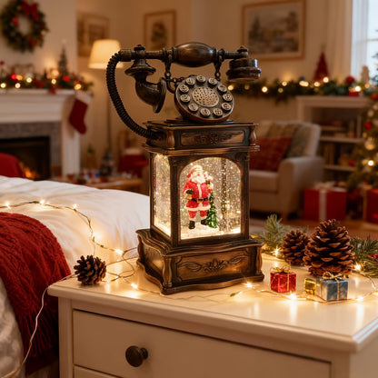 Vintage Christmas Phone – Snowman & Snowflake Edition | Seasons Co.