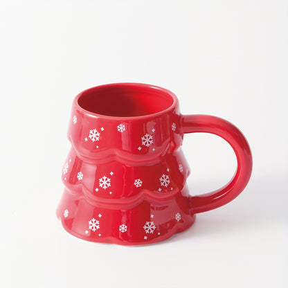 Christmas Tree Coffee Mug – Snowflake Edition | Seasons Co.