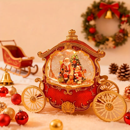 Royal Christmas Music Globe – Red Princess Car Edition | Seasons Co.