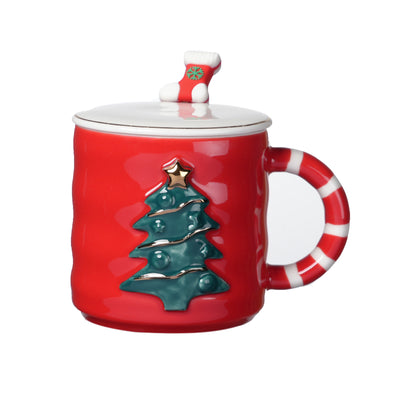Festive Christmas Tree Ceramic Mug Set – Gift Box Edition | Seasons Co.