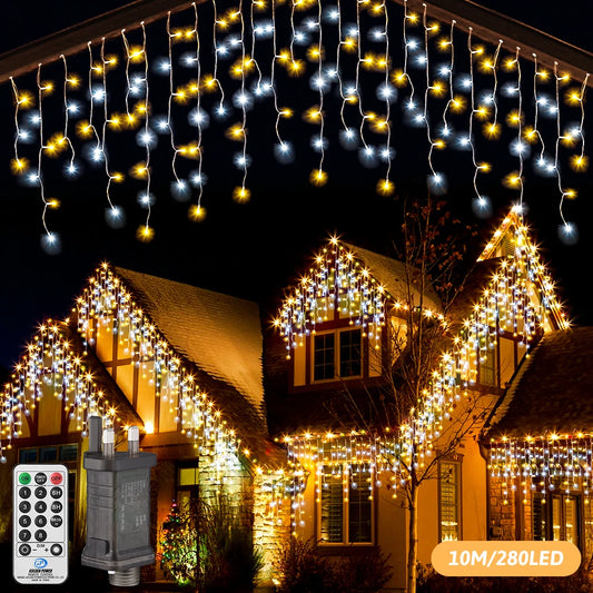 LED Icicle Fairy Lights – 10m
