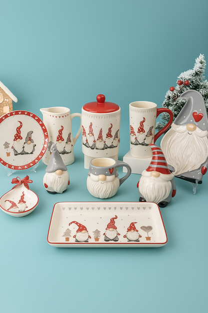 Nordic Ceramics Set – Elegant Relief Edition