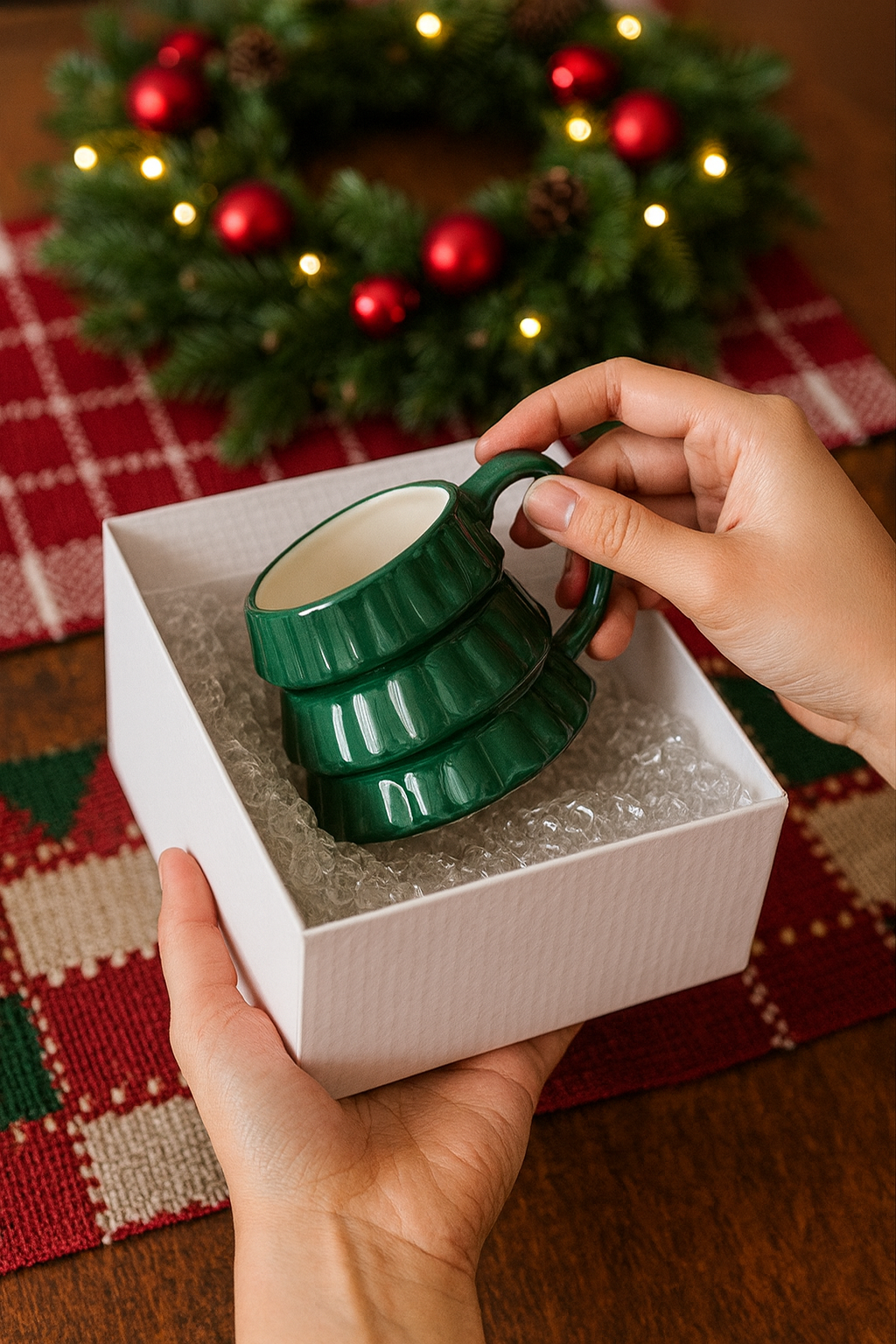 Christmas Tree Porcelain Mug