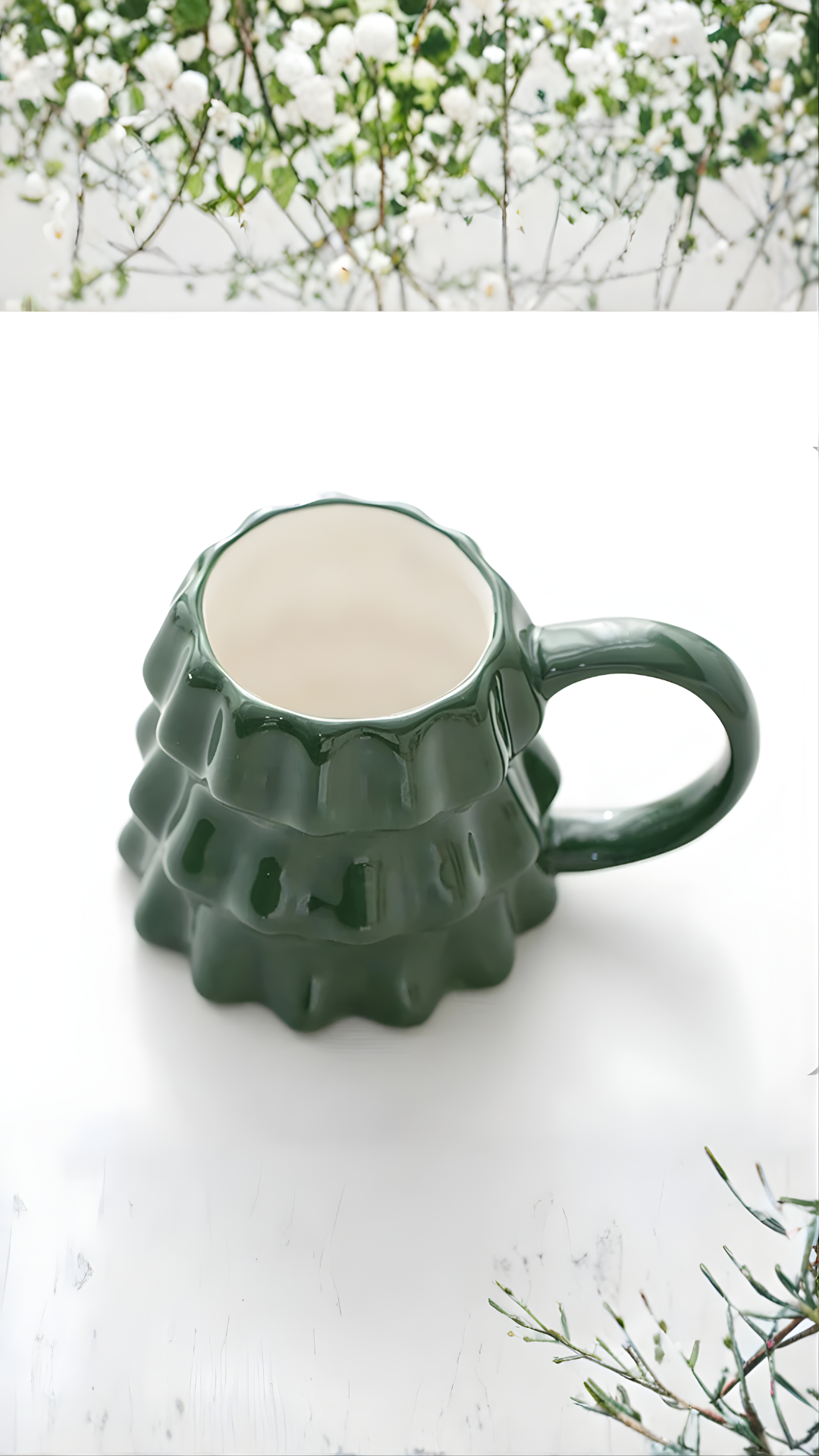 Christmas Tree Porcelain Mug
