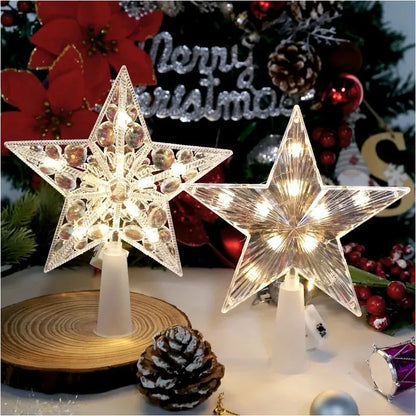 Starlight Glow LED Christmas Topper — Warm White Edition | Seasons Co.