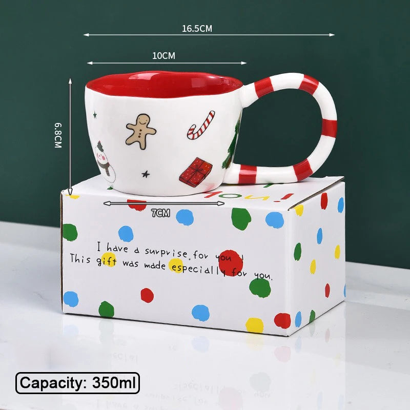 Christmas Ceramic Mug – Holiday Character Edition