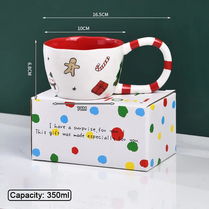 Christmas Ceramic Mug – Holiday Character Edition