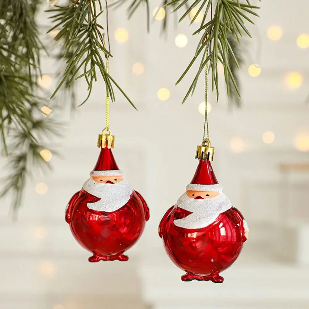 Christmas Tree Ornaments – Santa Hanging Edition (Set of 2)