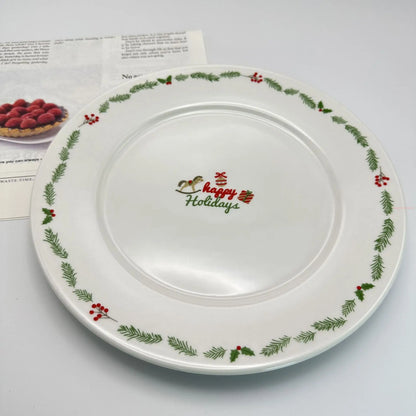 Creative Christmas Dinner Plate Set – Festive Breakfast Edition
