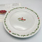 Creative Christmas Dinner Plate Set – Festive Breakfast Edition