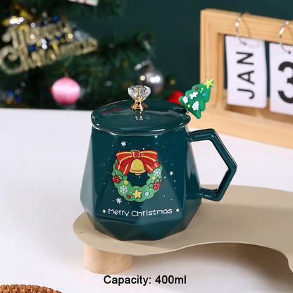 Christmas Ceramic Mug – Holiday Character Edition