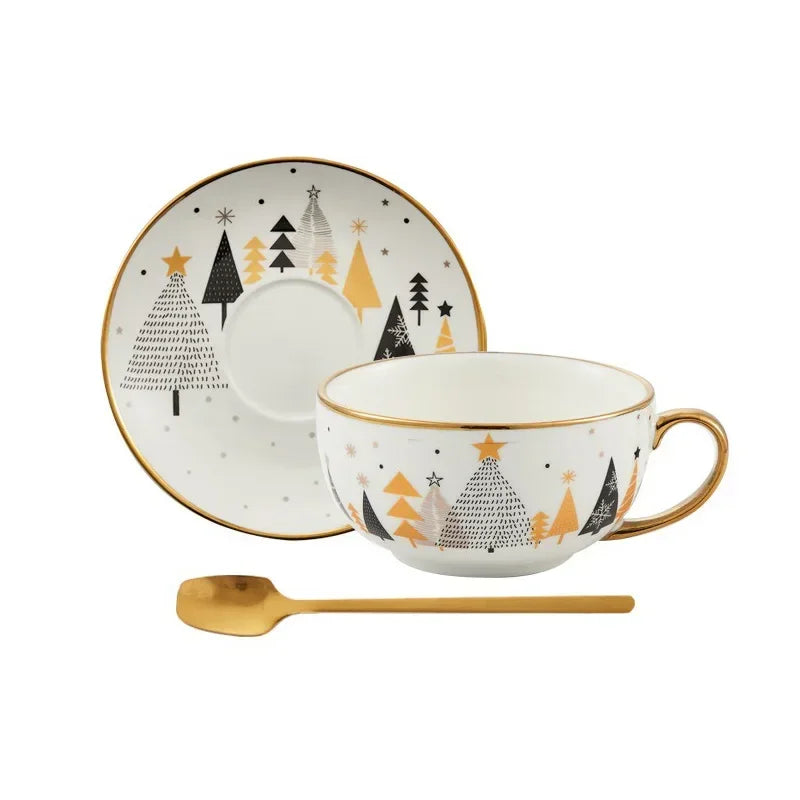 Gold Plated Christmas Tea Set – Holiday Elegance Edition