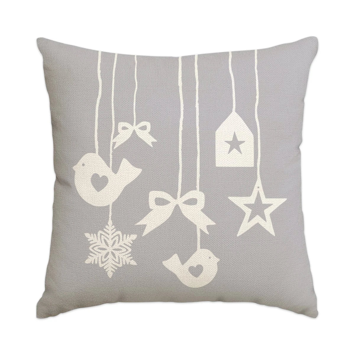 Christmas Pillow Covers – Tree, Snowman & Snowflake Edition (1 / 4 pcs)