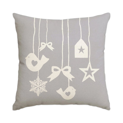 Christmas Pillow Covers – Tree, Snowman & Snowflake Edition (1 / 4 pcs)