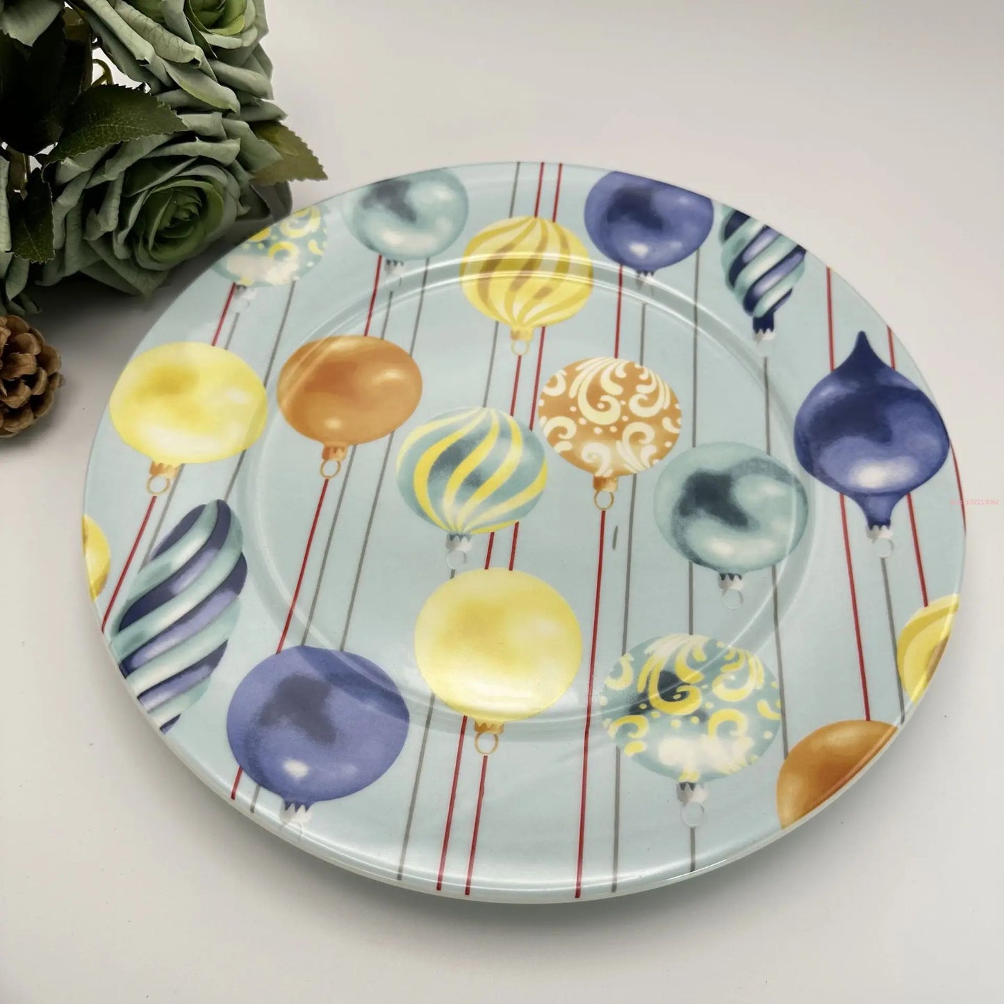 Creative Christmas Dinner Plate Set – Festive Breakfast Edition